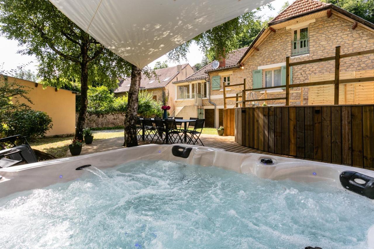 Wonderful House In Sarlat Center With Heated Pool & Jaccuzi Villa Bagian luar foto