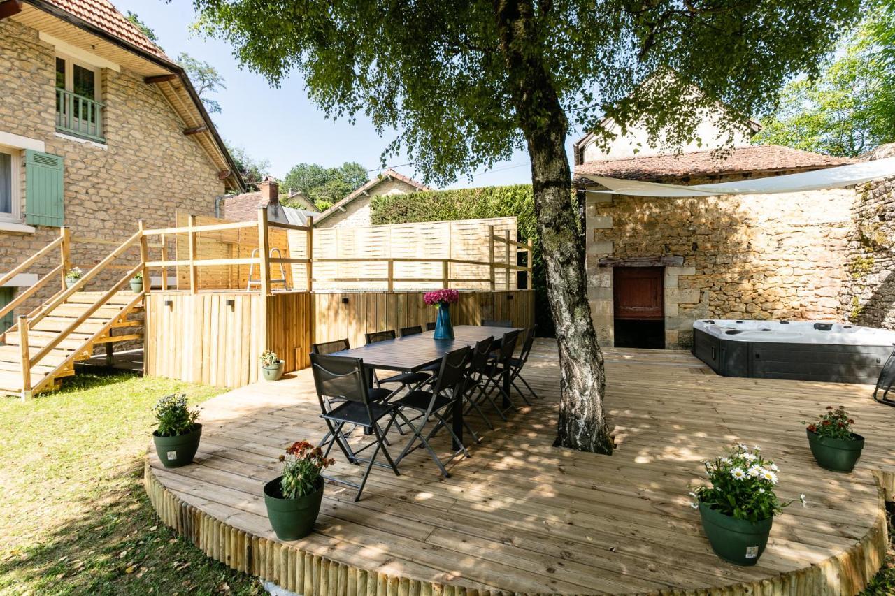 Wonderful House In Sarlat Center With Heated Pool & Jaccuzi Villa Bagian luar foto